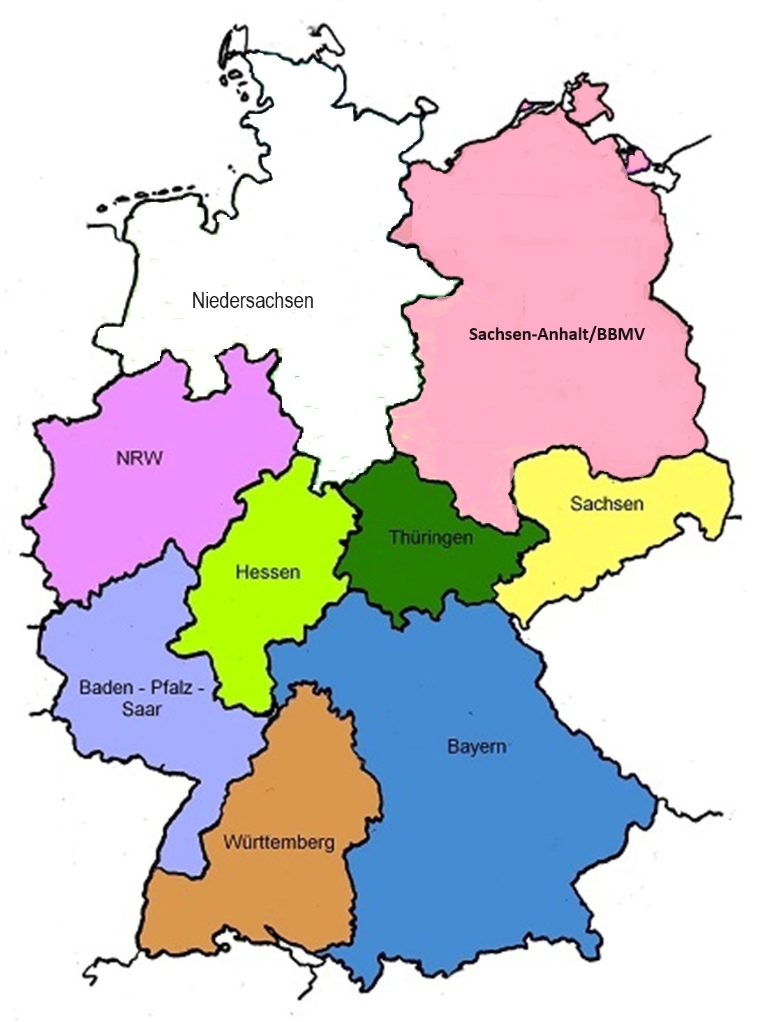 Zusammenschluss im Bereich Nord